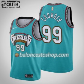 Camiseta Niños NBA Memphis Grizzlies Jae Crowder 99 Nike 25th Season Hardwood Classics Swingman